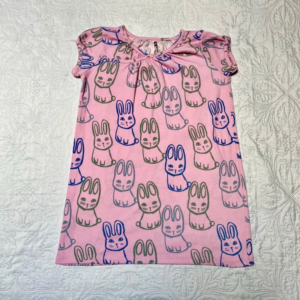 Tea Collection Bunny Rabbit Nightgown Size 6 - Picture 2 of 6
